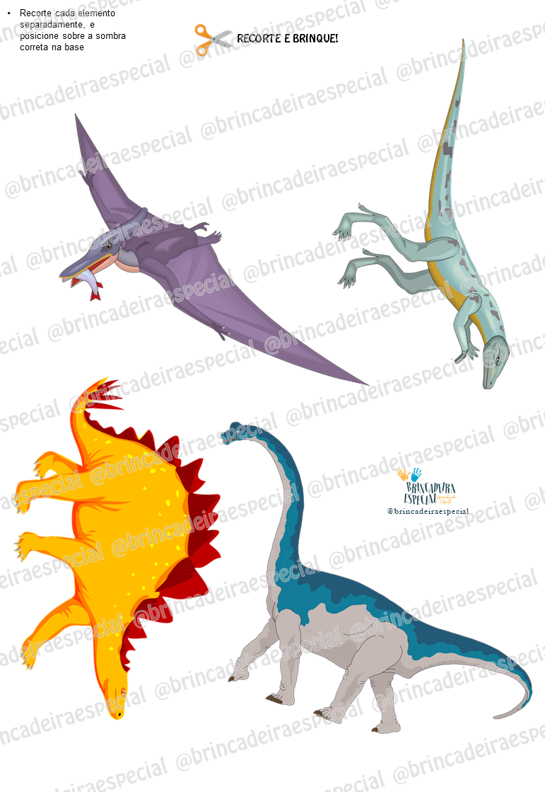 Jogo da Memória: Dinossauros [EM PDF] – Loja Brincadeira Especial