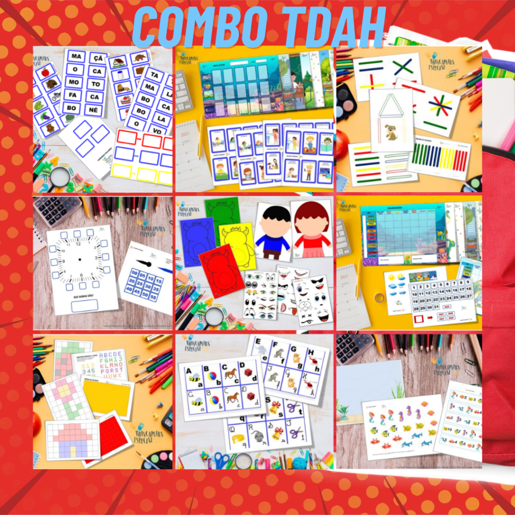 Combo TDAH [Encaixe Palitinhos e mais 33 jogos em PDF] – Loja ...